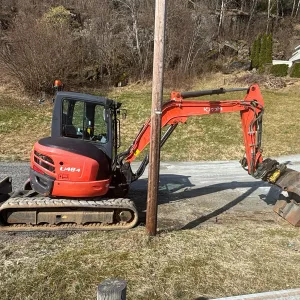 Kubota U48-4 - Rototilt - Pusseskuffe - Renskeskuffe - Nylig sertifisert - Leveringsklar