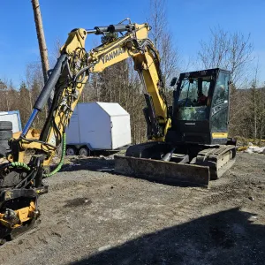 Yanmar Vio 80 - Godt utstyrt - Knekkbom
