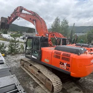 Hitachi ZX350LC-3 - Tannskuffe - Nye belter - Funksjonsvideo - Leveringsklar