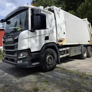 Scania P410 komprimatorbil - 1 kammer NTM påbygg