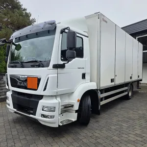 MAN TGM 15.290 Skapbil - Ulefoss 17 paller skap m\ Hel sideåpning