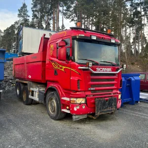 Scania R 580 - Manuell -  Brøyteplate - VBG - Hydraulikk uttak - Leveringsklar
