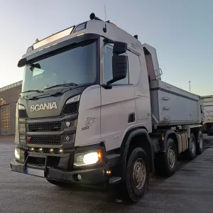 Scania R580 XT 4-akslet Tippbil 