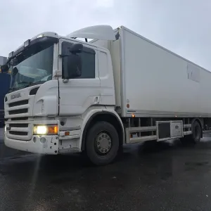 Scania P280 skapbil - Carrier aggregat - SKAB påbygg