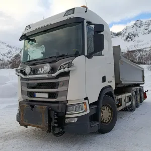 Scania R580 Brøyterigget Tridem Krokbil 