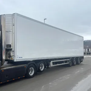 NORFRIG 3-akslet SEMI thermotralle - Carrier Vector 1950 MT aggregat - 2 soner - Eu-godkjent