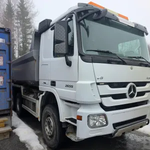 Mercedes-Benz Actros 2655K Tippbil - Maur påbygg - V8 - Velholdt 