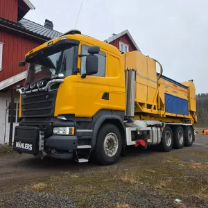Scania R580 Krokbil - Palfinger 22t krok - 8x4 - brøyterigget m/ underliggende skjær